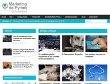 Tablet Screenshot of marketingdepymes.com